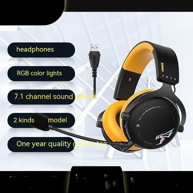 G760 Wireless Gaming Headset 2.4G Bluetooth 3-Mode PC PS5 PS4 Xbox RGB 30H Battery