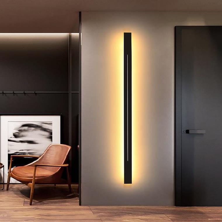 Modern Linear LED Wall Sconce – 4 Lighting Modes (Warm, Natural, White & Dimmable)