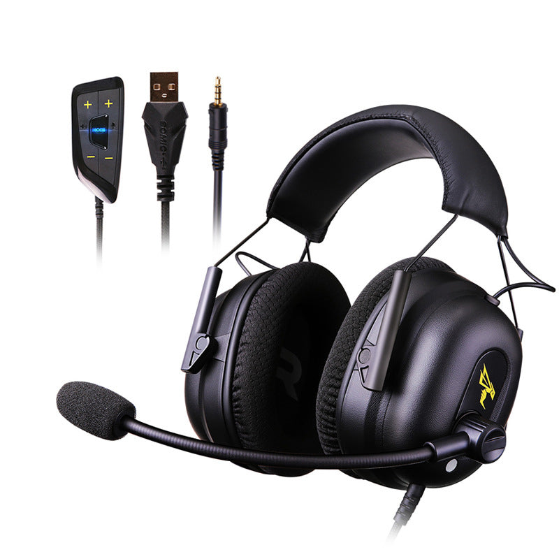 G936N RGB Gaming Headset with Mic – Wired Over-Ear Headphones for Immersive Gaming