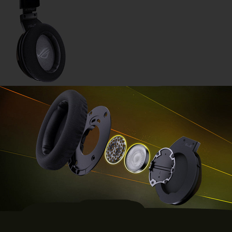 ROG Centurion LED Gaming Headset with Microphone – Wired Over-Ear Headphones for Immersive Sound