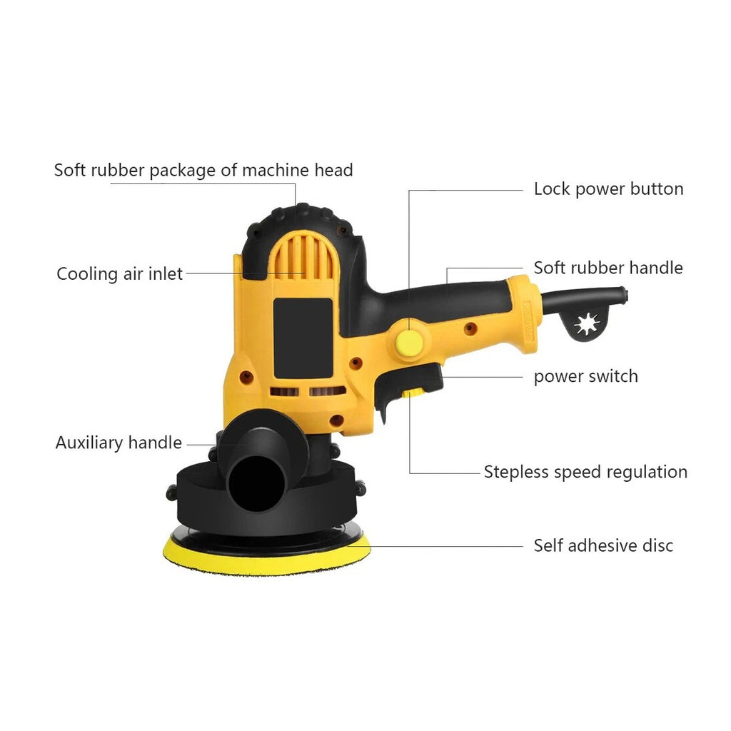 Electric Car Polisher Kit 31pcs Buffer Sander with Polishing Pads Set