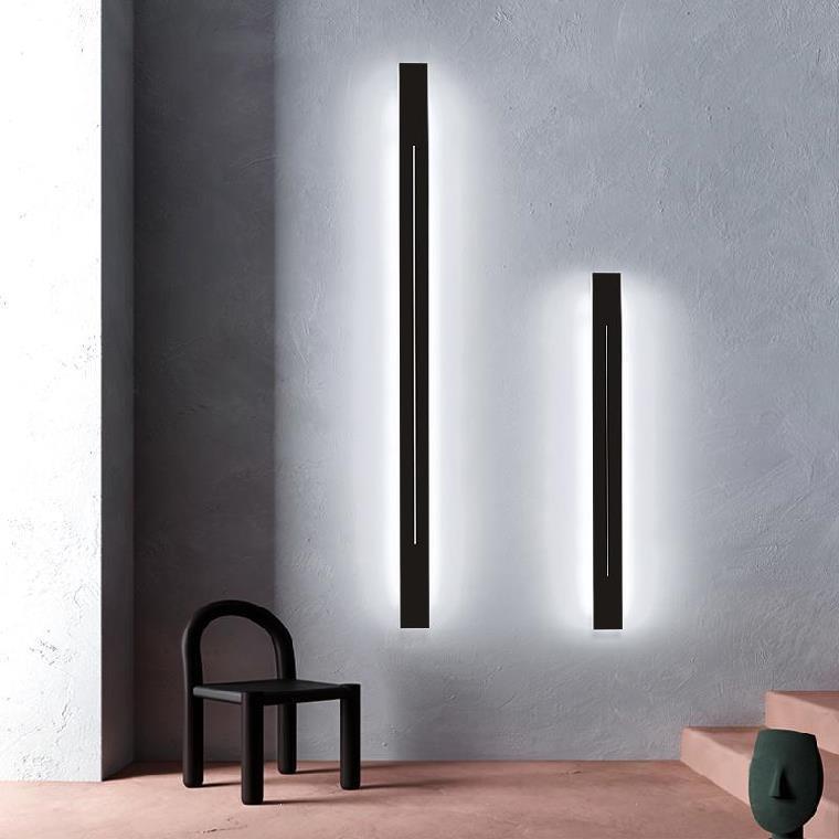 Modern Linear LED Wall Sconce – 4 Lighting Modes (Warm, Natural, White & Dimmable)