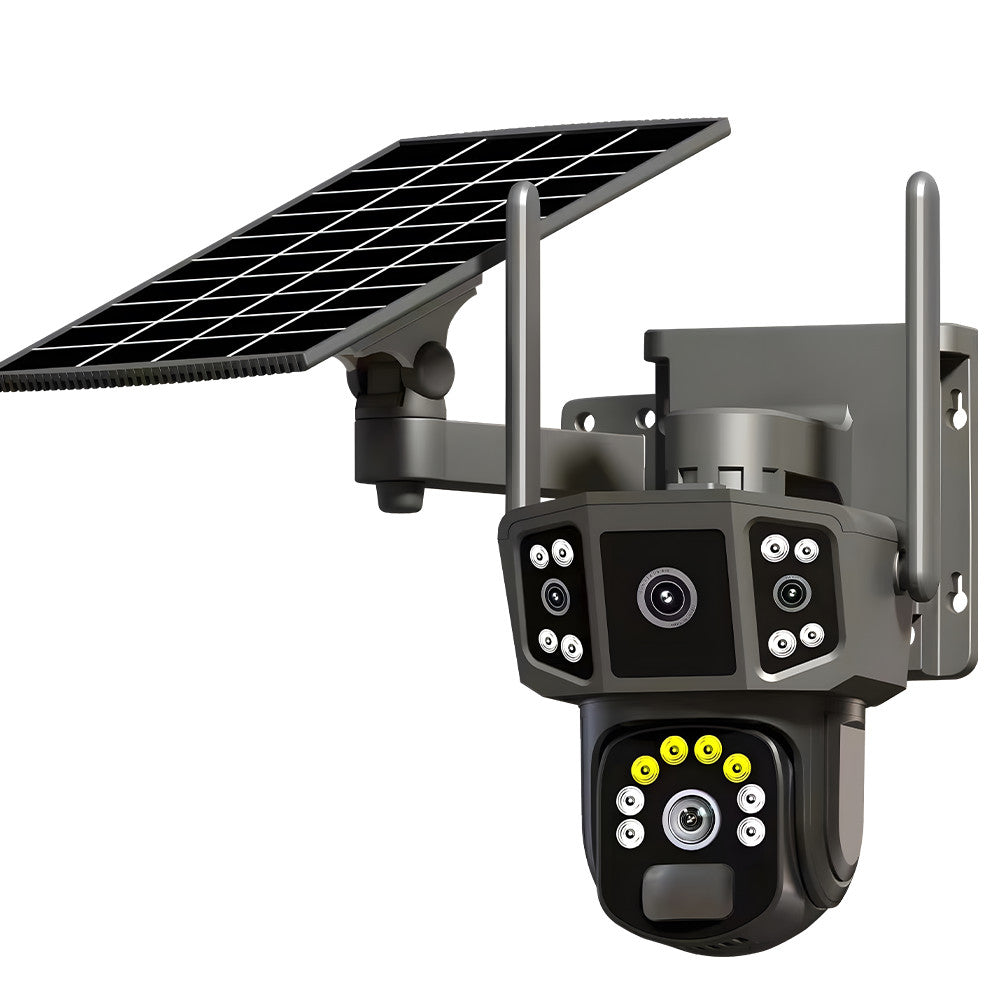 Outdoor Solar Security Camera Wireless WiFi CCTV Night Vision Waterproof