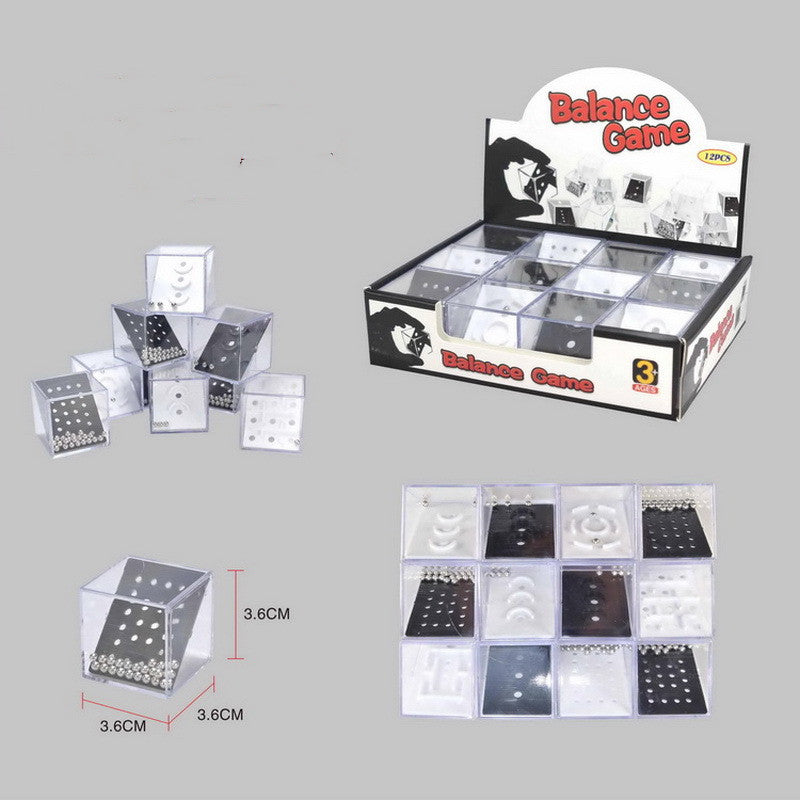 Balance Game Cube Set – Educational Stacking & Logic Toy (12pcs)