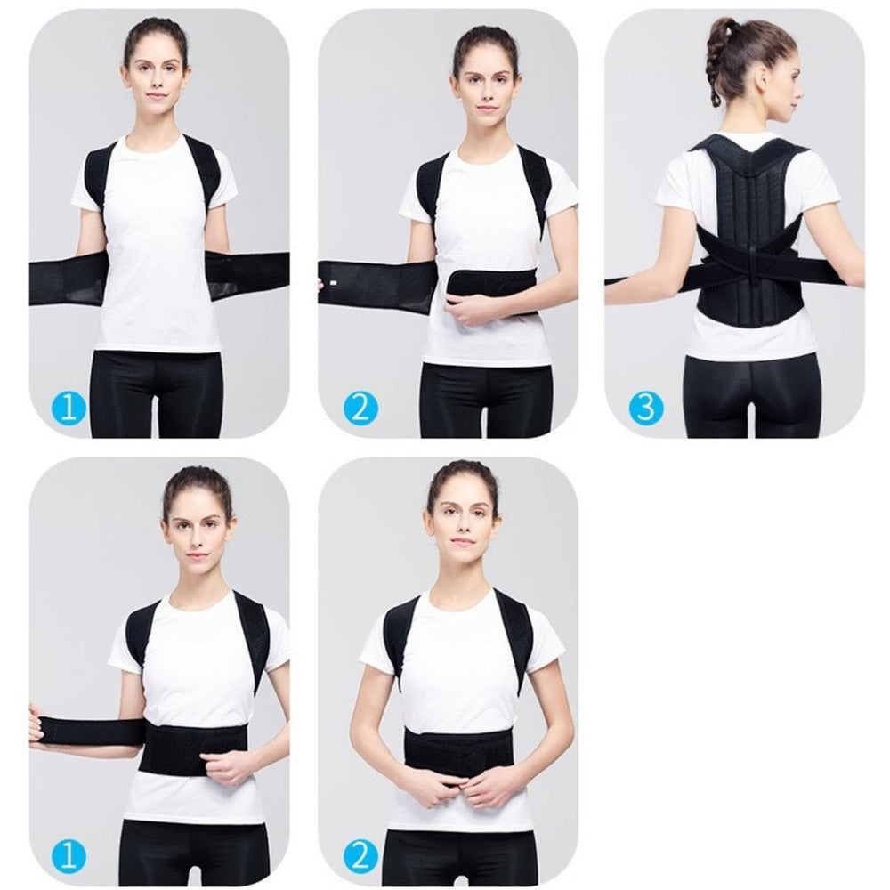 Ergonomic Posture Corrector – Adjustable Back Support