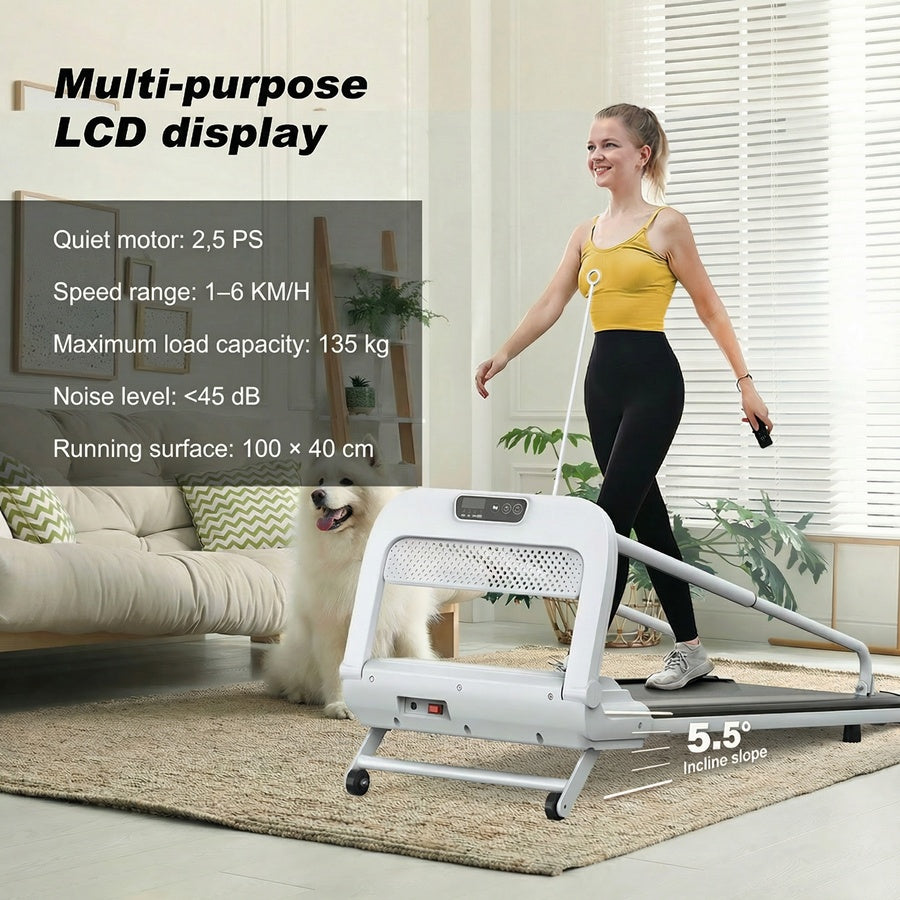 EU New Quiet Smart Pet Treadmill, Adjustable Speed, Perfect For Small Mid-Sized Dogs, Pet Treadmill