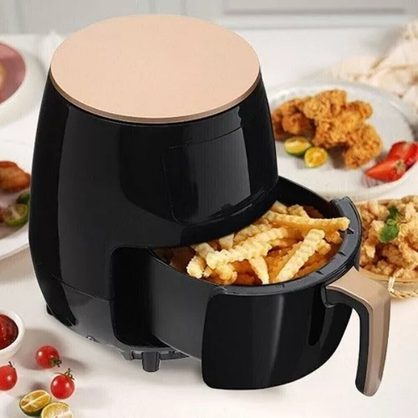 6L Digital Air Fryer – Black Oil-Free Cooker with Touch Screen & Timer