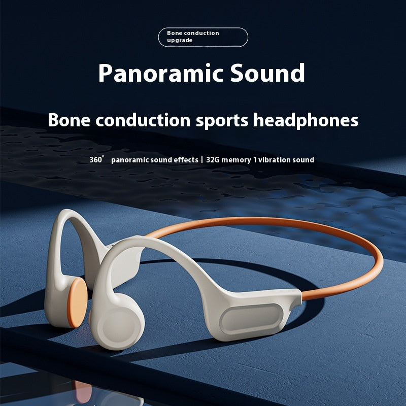 Bone-conduction swimming headphones IPX-8 PRO7  with 32gb of storage and long battery life