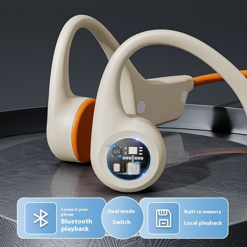 Bone-conduction swimming headphones IPX-8 PRO7  with 32gb of storage and long battery life