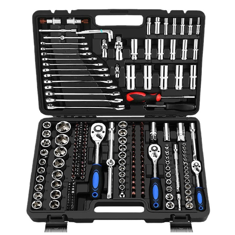Professional Socket Ratchet Wrench Set Heavy Duty Tool Kit with Case
