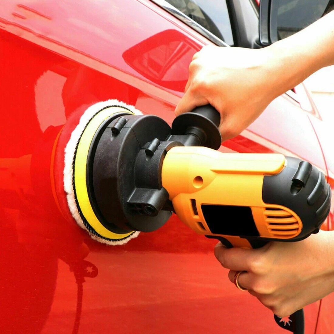 Electric Car Polisher Kit 31pcs Buffer Sander with Polishing Pads Set