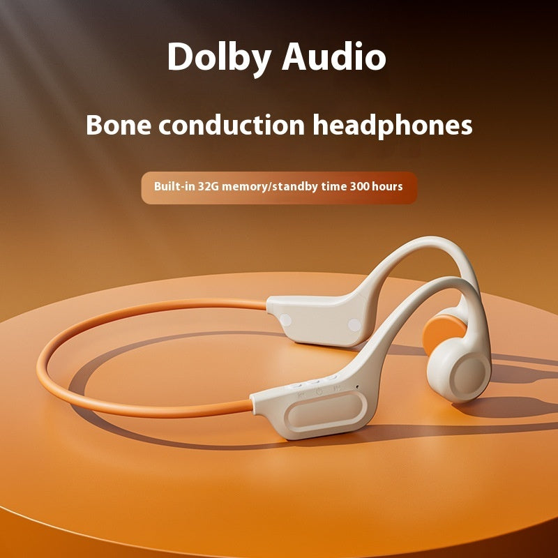 Bone-conduction swimming headphones IPX-8 PRO7  with 32gb of storage and long battery life