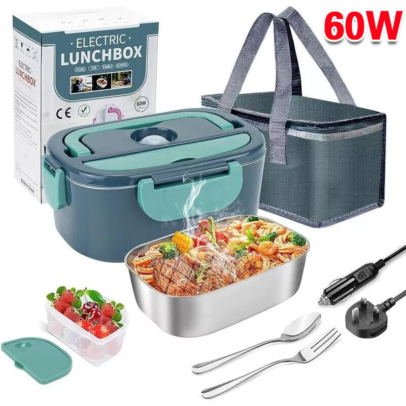 Heated Electric Lunch Box Food Warmer