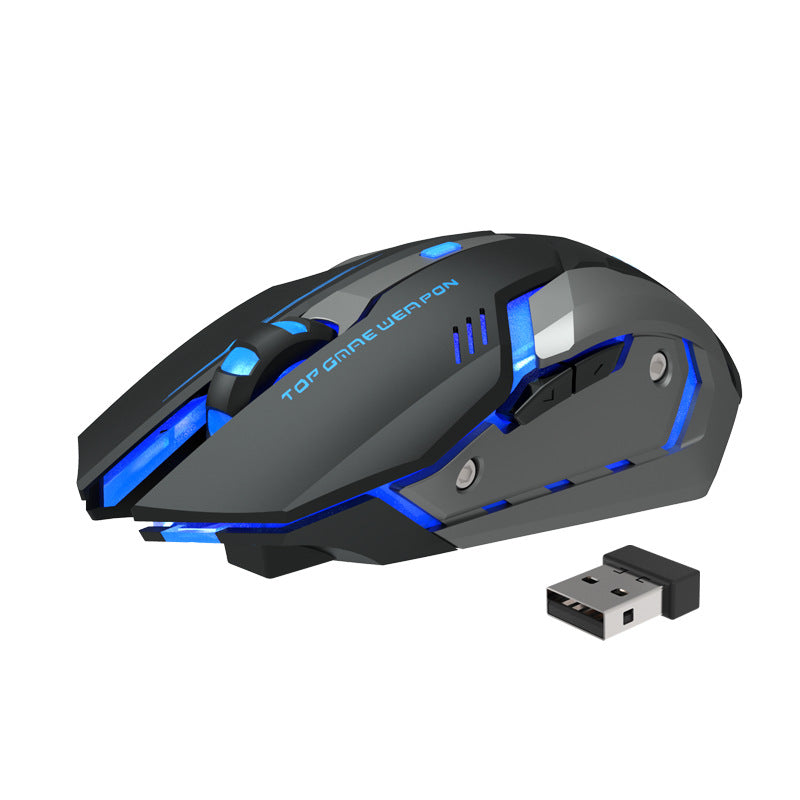 Wireless RGB Gaming Mouse Silent Click 2.4GHz Rechargeable Ergonomic