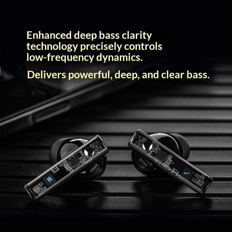 KZ Sora TWS Bluetooth 5.4 HiFi Earbuds 25H Playtime Low Latency Gaming Black