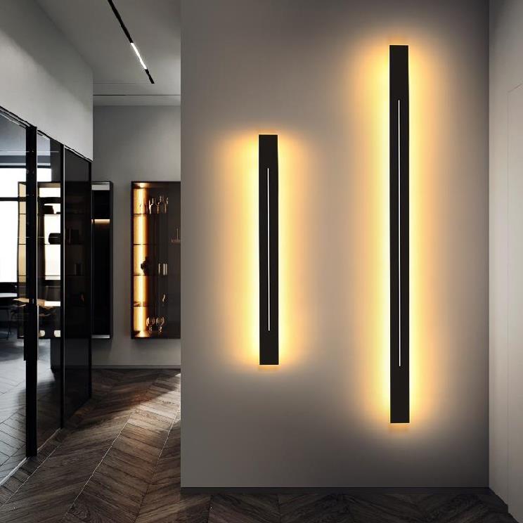 Modern Linear LED Wall Sconce – 4 Lighting Modes (Warm, Natural, White & Dimmable)