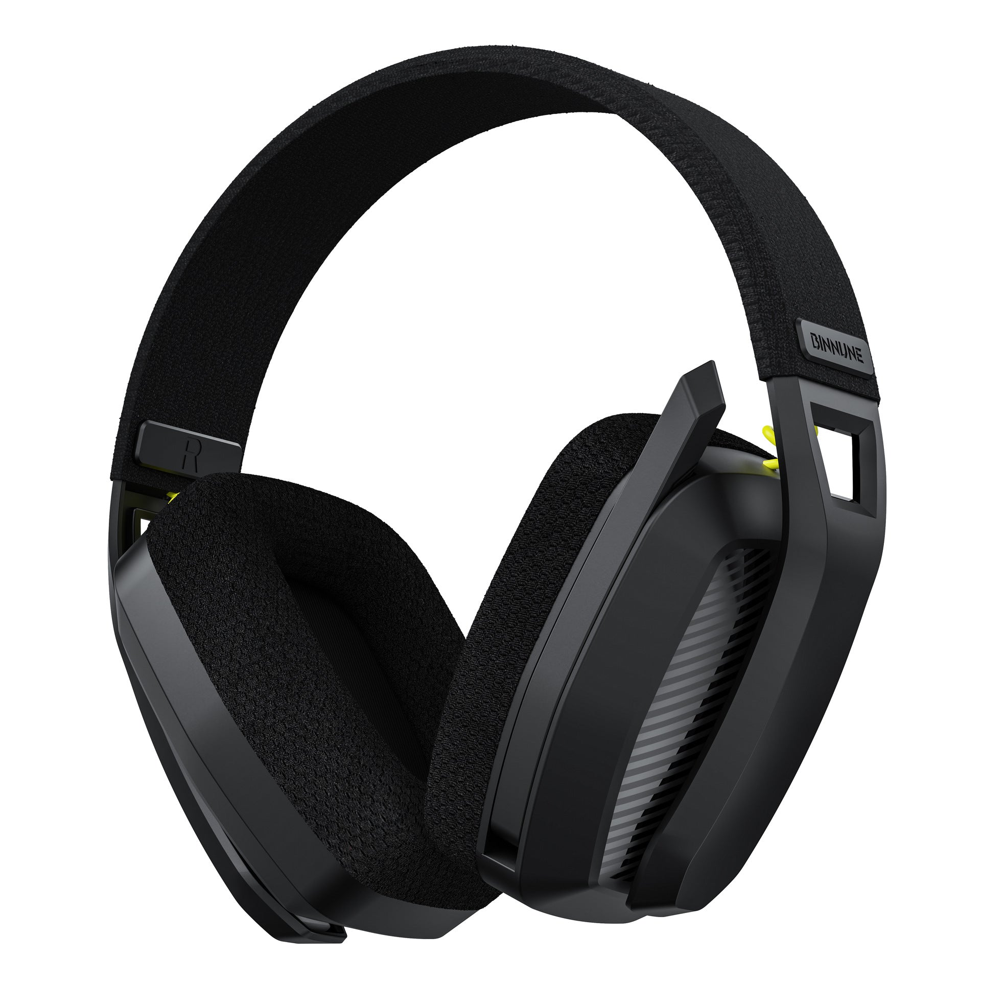 BW06 Wireless Gaming Headset, 2.4G BT Dual Modes Over Ear Headphones with Noise Canceling Mic, Lightweight Headset for Laptop Mobile