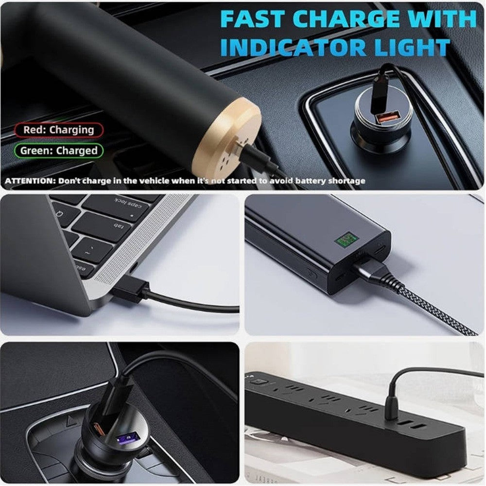 Handheld Vacuum Cleaner Wet & Dry Battery Car Office Home DE