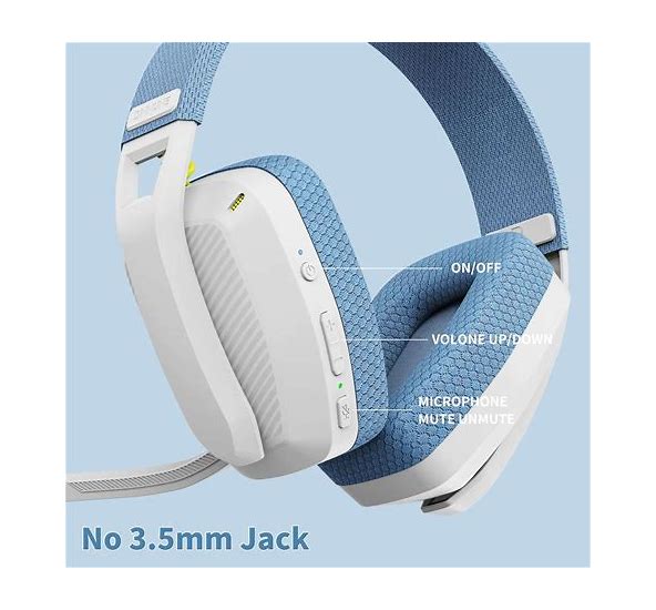 BW06 Wireless Gaming Headset, 2.4G BT Dual Modes Over Ear Headphones with Noise Canceling Mic, Lightweight Headset for Laptop Mobile